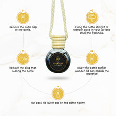Dublin Car freshener - Fresh, Woody & Aromatic-how-to-use